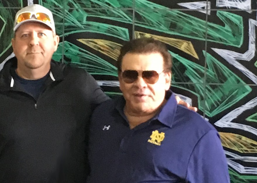 Mike S. and Peter Schivarelli (former Notre Dame player and Manager of the band Chicago)