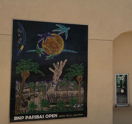 The North Box Office at the Indian Wells Tennis Garden in Indian Wells, California