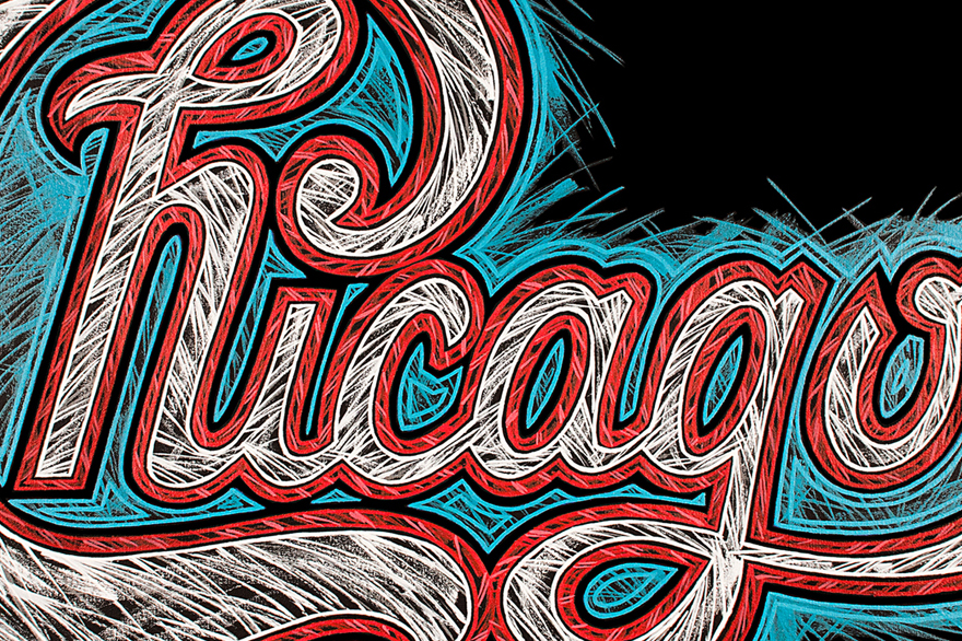 "CHICAGO" - Acrylic on Canvas
